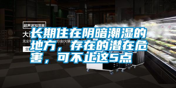 長期住在陰暗潮濕的地方,存在的潛在危害,可不止這5點