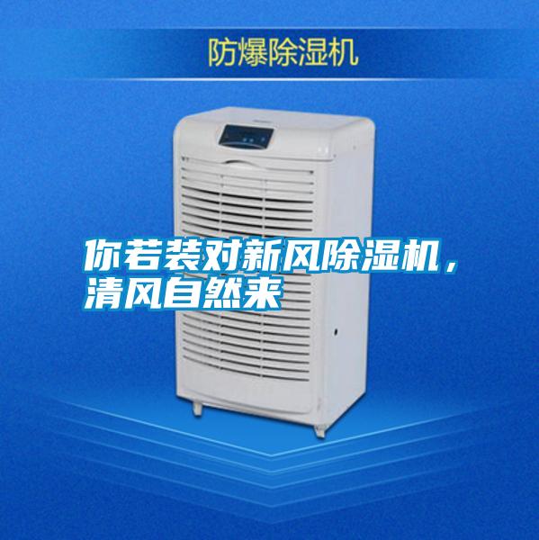 你若裝對新風(fēng)除濕機(jī)，清風(fēng)自然來