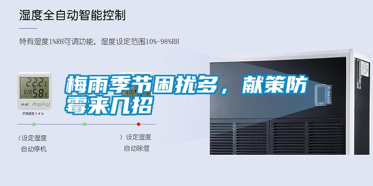 梅雨季節(jié)困擾多,獻(xiàn)策防霉來幾招