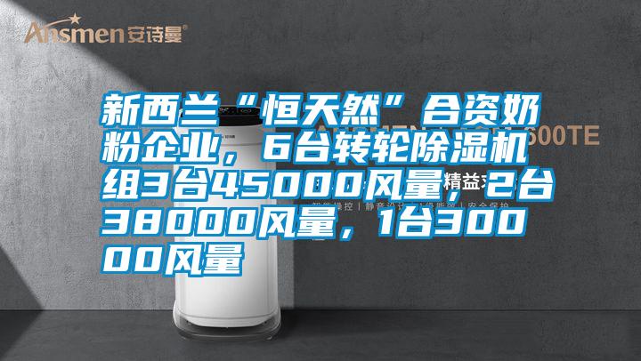 新西蘭“恒天然”合資奶粉企業，6臺轉輪除濕機組3臺45000風量，2臺38000風量，1臺30000風量