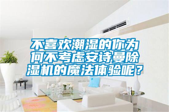 不喜歡潮濕的你為何不考慮安詩曼除濕機的魔法體驗呢?