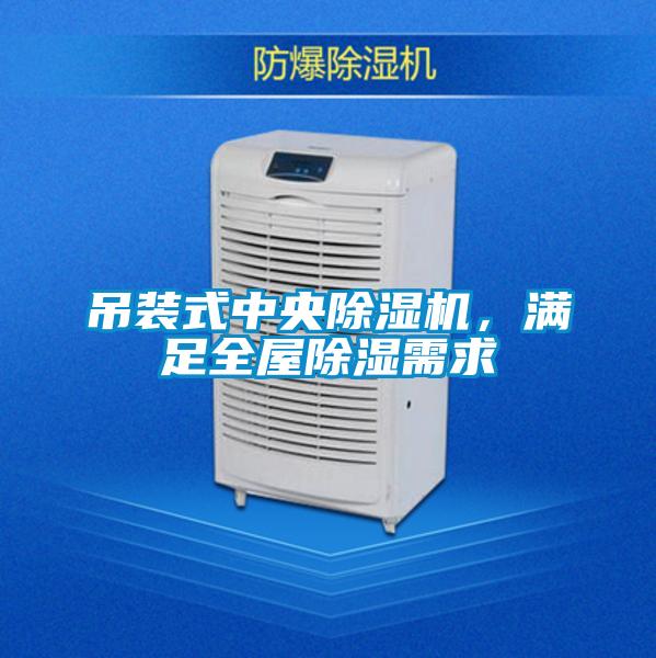 吊裝式中央除濕機，滿足全屋除濕需求