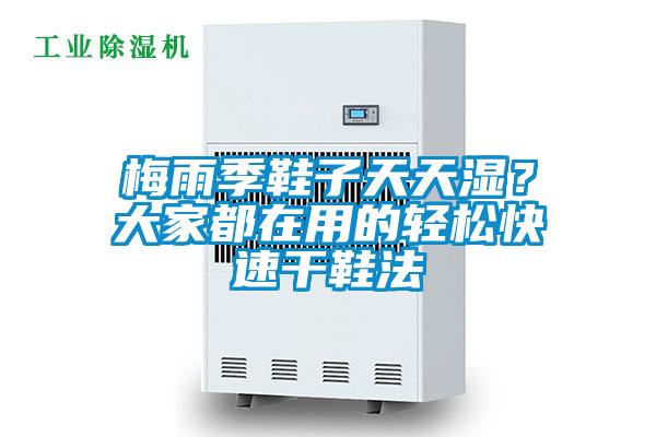 梅雨季鞋子天天濕?大家都在用的輕松快速干鞋法