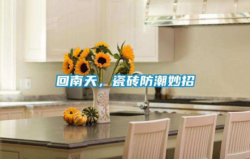 回南天，瓷磚防潮妙招