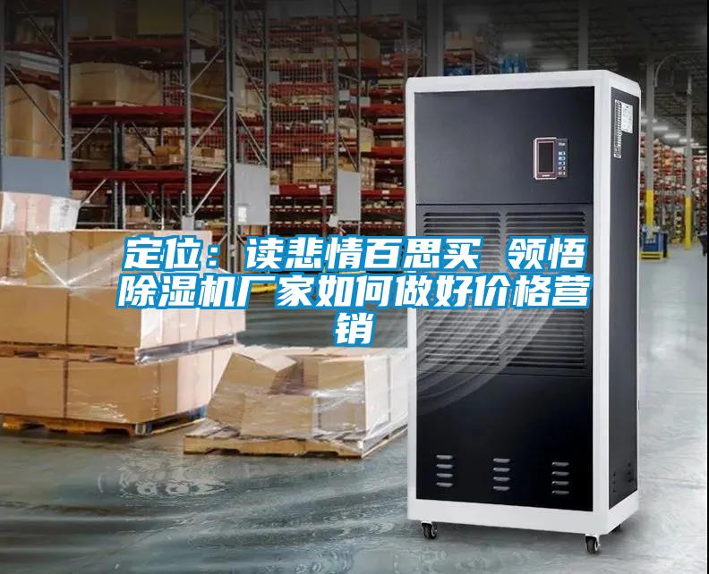 定位:讀悲情百思買 領(lǐng)悟除濕機廠家如何做好價格營銷