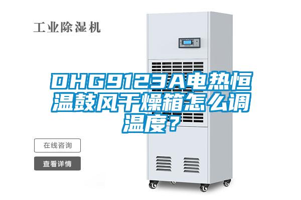 DHG9123A電熱恒溫鼓風(fēng)干燥箱怎么調(diào)溫度?