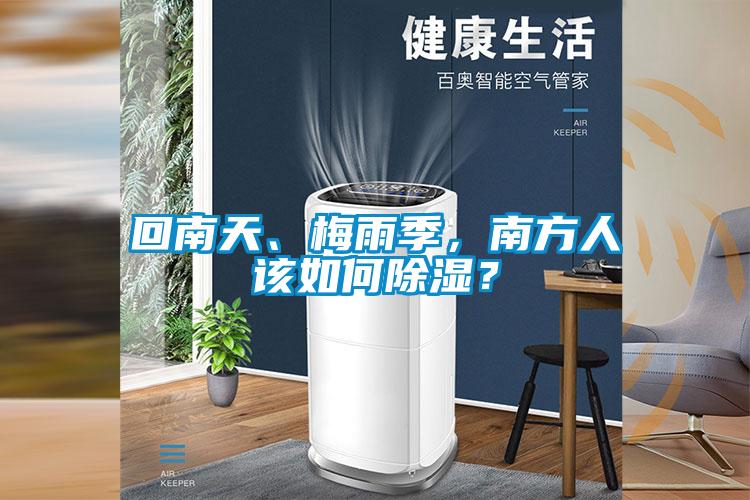 回南天、梅雨季，南方人該如何除濕？