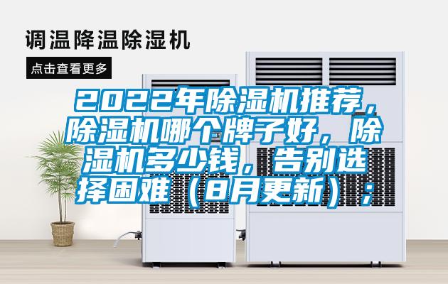 2022年除濕機推薦，除濕機哪個牌子好，除濕機多少錢，告別選擇困難（8月更新）；