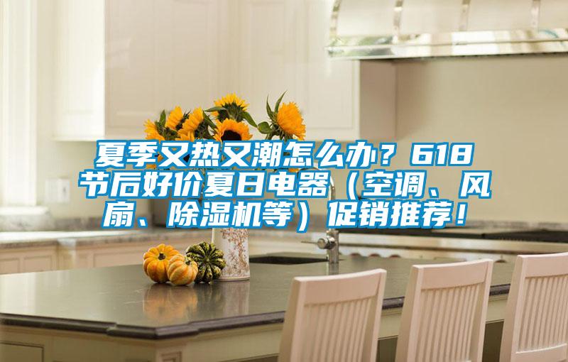 夏季又熱又潮怎么辦？618節后好價夏日電器（空調、風扇、除濕機等）促銷推薦！