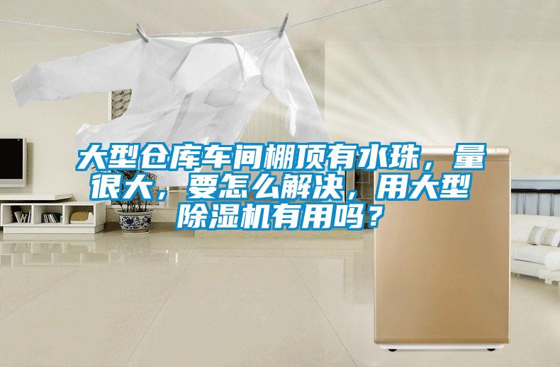 大型倉庫車間棚頂有水珠,量很大,要怎么解決,用大型除濕機有用嗎?