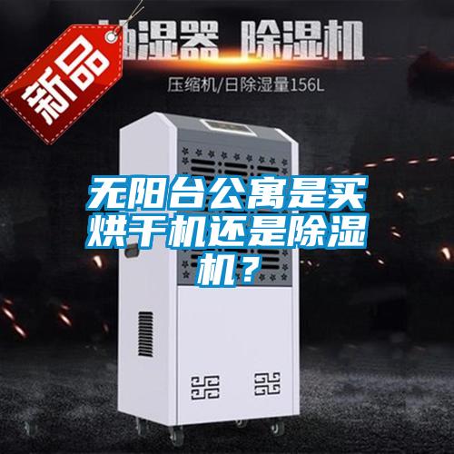 無陽臺公寓是買烘干機還是除濕機?