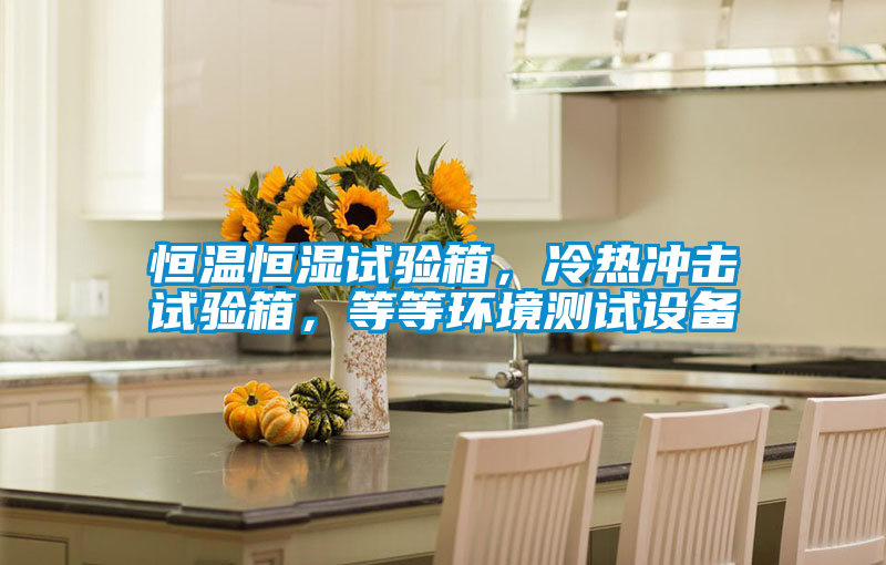 恒溫恒濕試驗箱,冷熱沖擊試驗箱,等等環境測試設備