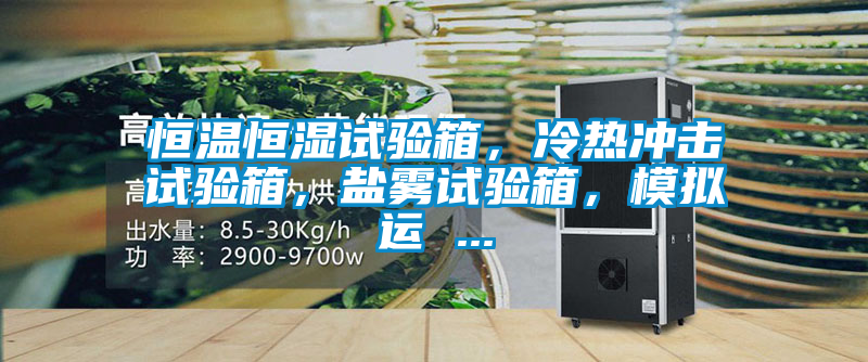 恒溫恒濕試驗箱，冷熱沖擊試驗箱，鹽霧試驗箱，模擬運 ...