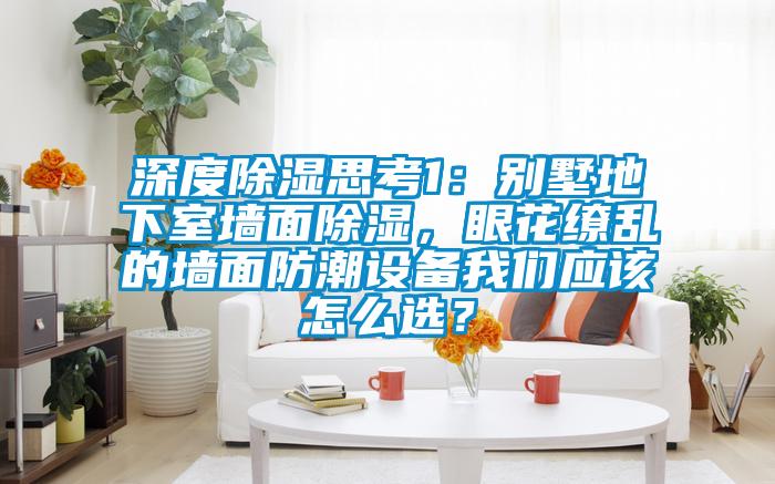 深度除濕思考1：別墅地下室墻面除濕，眼花繚亂的墻面防潮設備我們應該怎么選？