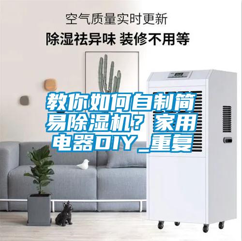 教你如何自制簡(jiǎn)易除濕機(jī)？家用電器DIY_重復(fù)