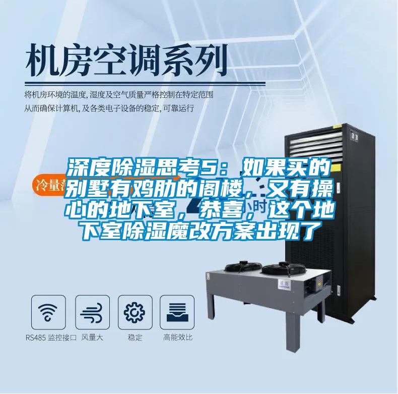 深度除濕思考5：如果買的別墅有雞肋的閣樓，又有操心的地下室，恭喜，這個地下室除濕魔改方案出現了