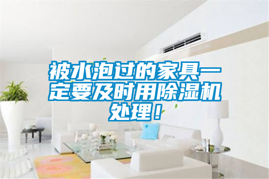 被水泡過的家具一定要及時用除濕機處理！