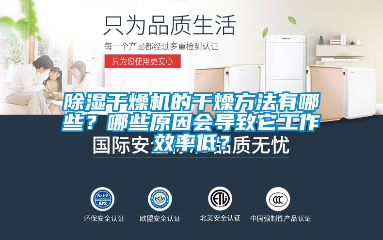 除濕干燥機的干燥方法有哪些?哪些原因會導(dǎo)致它工作效率低?