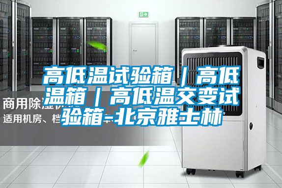 高低溫試驗箱|高低溫箱|高低溫交變試驗箱-北京雅士林